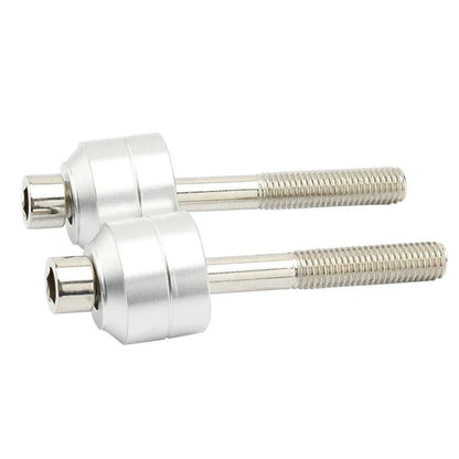 20mm Handle Bar Risers for BMW F800GS F700GS F650 (2008-2023) - Silver Pair
