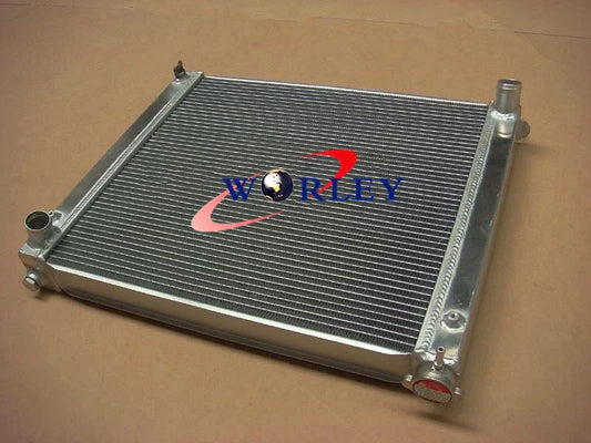3 Row Aluminum Radiator & Black Hose for Nissan Fairlady 300ZX Z32 (1989-1996)