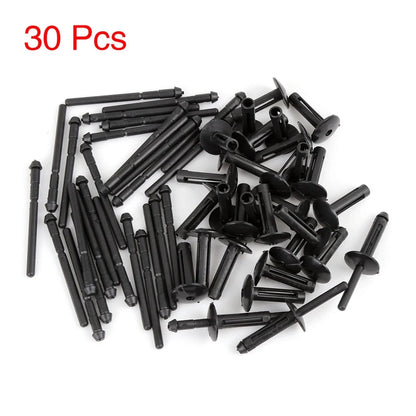 30 x Nylon Bumper Fastener Rivet Clips for Dodge Chrysler (2011-2023)