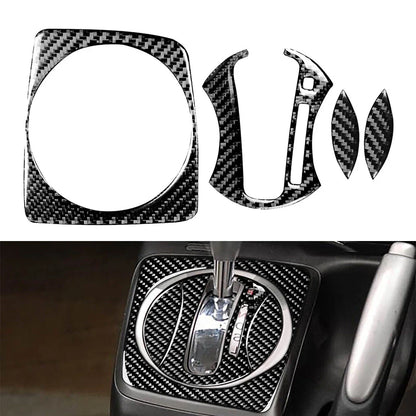 Carbon Fiber Gear Shift Panel Cover Trim for Honda Civic 2006-2011