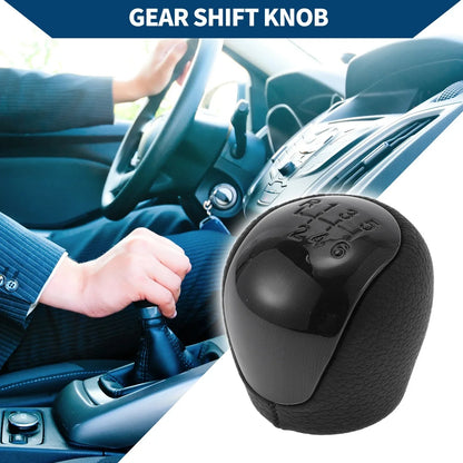 6 Speed Manual Gear Shifter Knob for Hyundai Elantra (2008-2009) Black Plastic