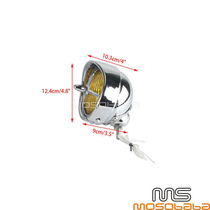 4.5" Front Brim Trim Cover Fog Lights for Harley Street Glide, Road King