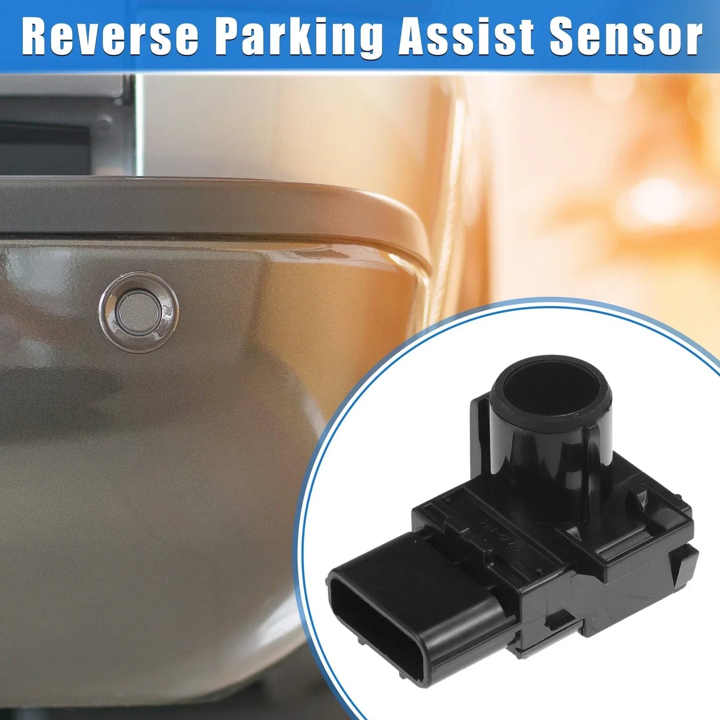 Reverse Parking Assist Sensor for Honda Pilot (2009-2011) ABS Black