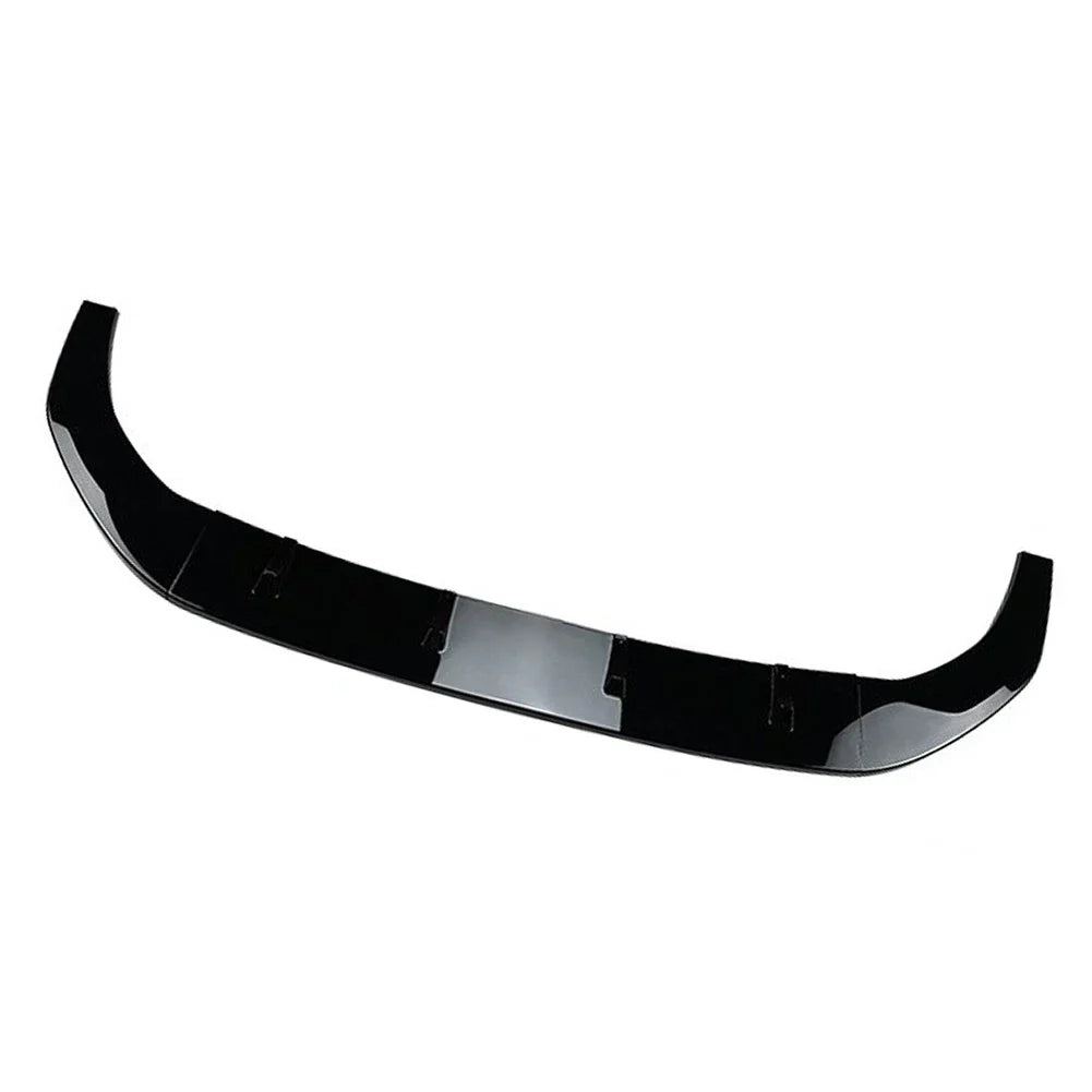 Gloss Black Front Bumper Splitter Lip for Volkswagen Polo (2018-2023)