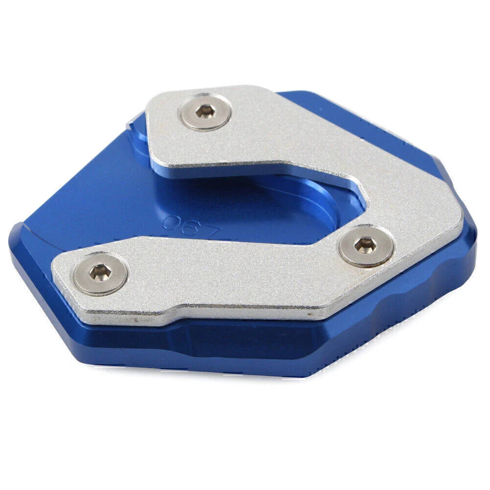 CNC Blue Side Kickstand Extension Plate for Yamaha MT-09 Tracer, XSR 900