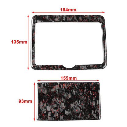Rear Seat Cup Holder Trim Cover for Infiniti Q50 Q60 (2014-2019)