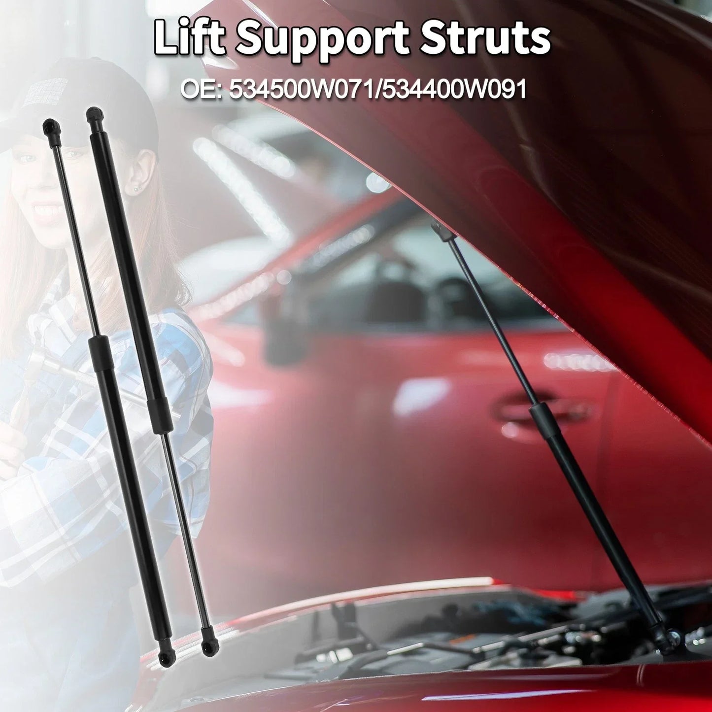 Hood Lift Supports for Lexus GS300 GS350 GS430 GS450H GS460 (2006-2011)