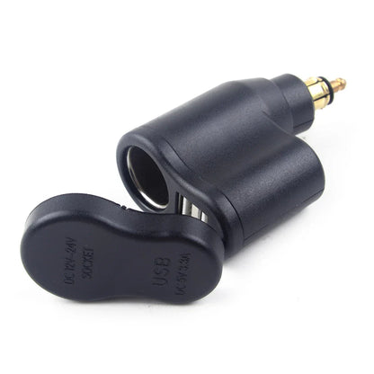 12-24V Dual USB Charger Adapter for BMW F800GS F700GS R1200GS (2008-2023)