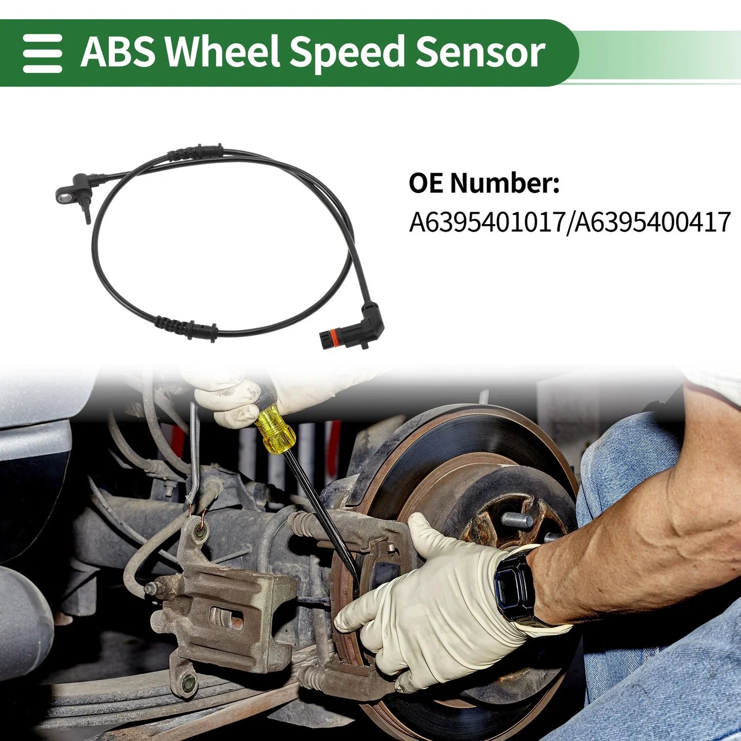 ABS Wheel Speed Sensor for Mercedes-Benz W639 (2003-2014)