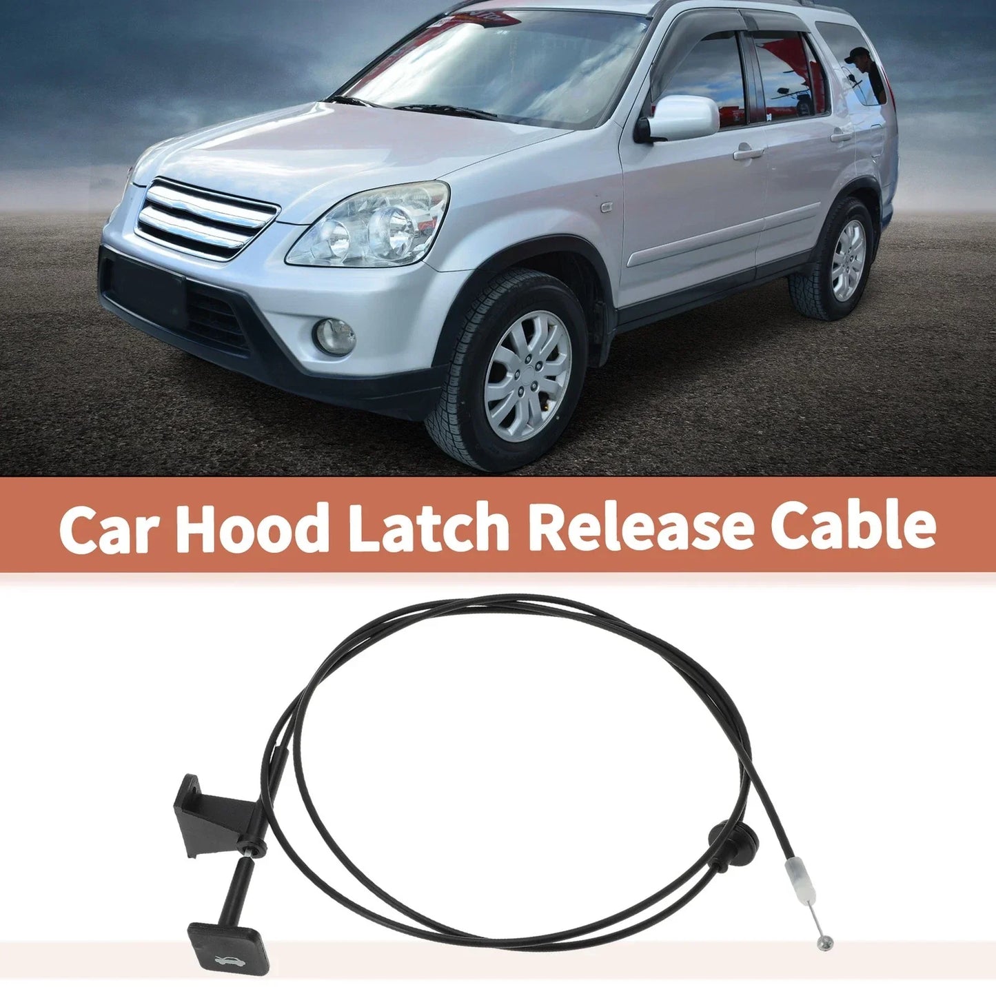 Front Hood Latch Release Cable for Honda CR-V 2002-2006 (02-06)