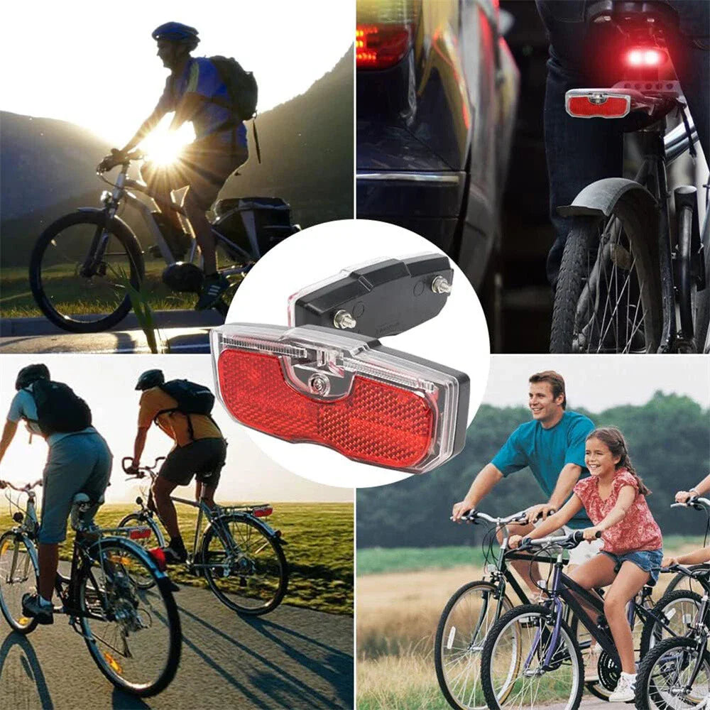 Rear Reflector Tail Light for Red Bike Cycling Bicycle Luggage Rack