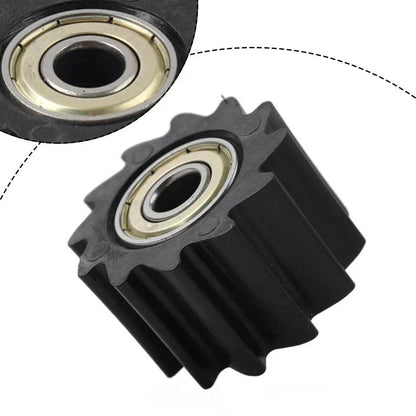 8MM Chain Roller Pulley Tensioner Wheel for Bike ATV Go-Kart Black