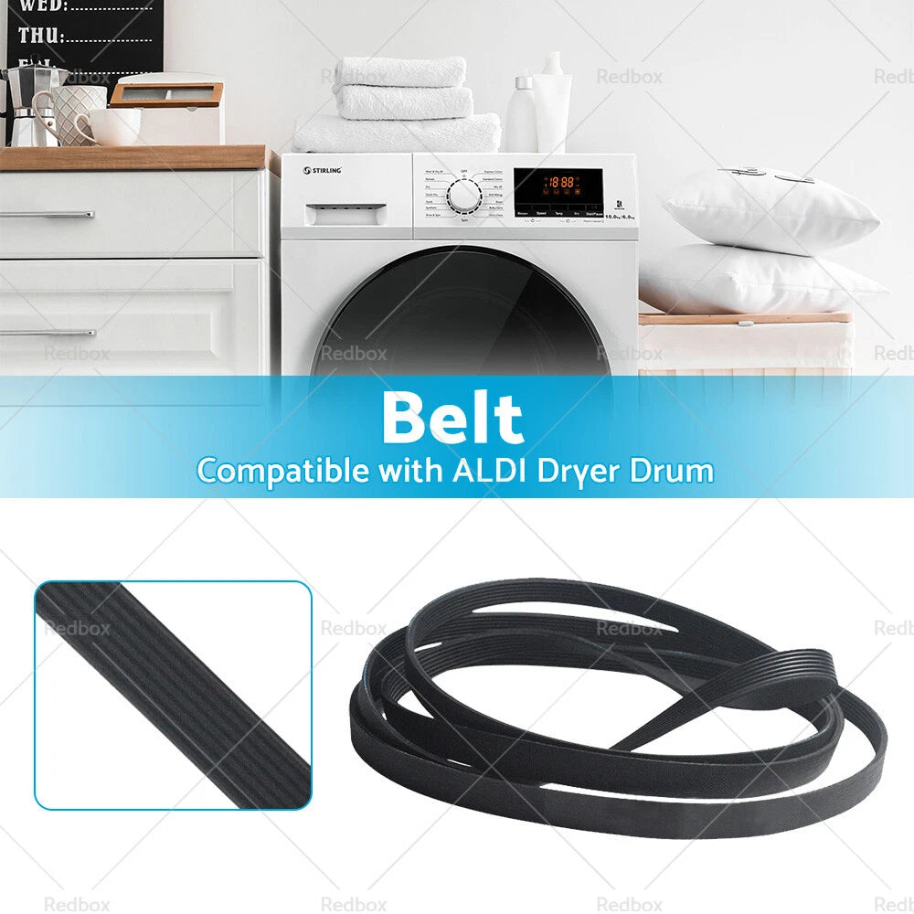 Dryer Drum Drive Belt 7PH1956 for ALDI SHPD80W, GGSHPD80W