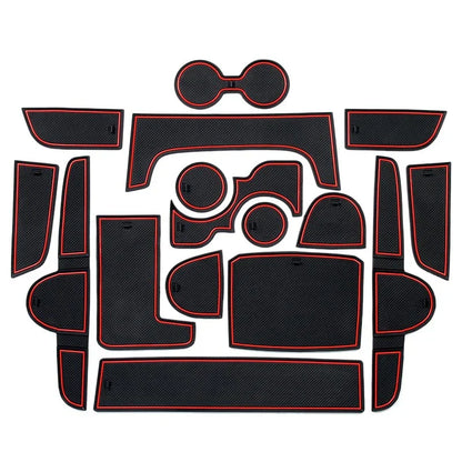 Door Slot Mats Pad Rubber for Kia Forte K3 (2019-2020)