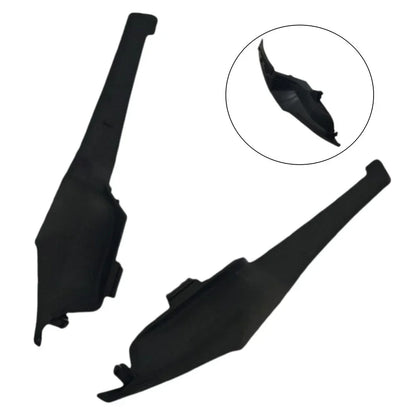 Black Left & Right Front Windshield Wiper Cowl Trim Covers for Kia Pegas