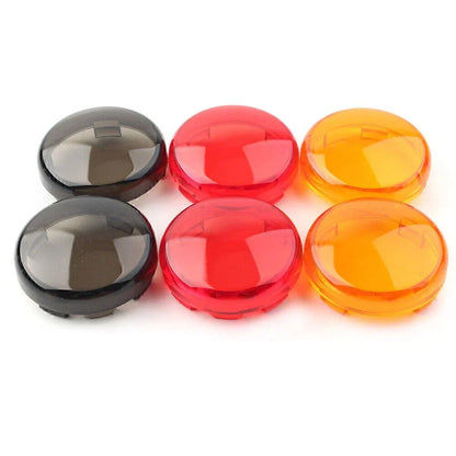 Turn Signal Lights Amber Lens Covers for Harley Touring Softail Dyna
