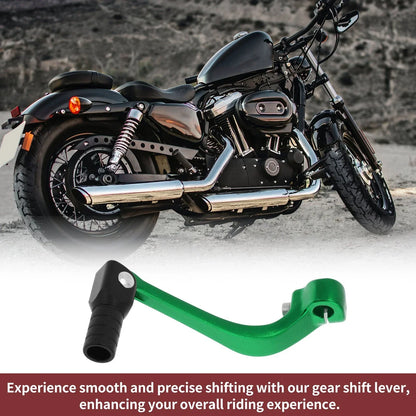 Folding Motorcycle Gear Shifter Lever for Honda CRF110F (2013-2018) Green/Black