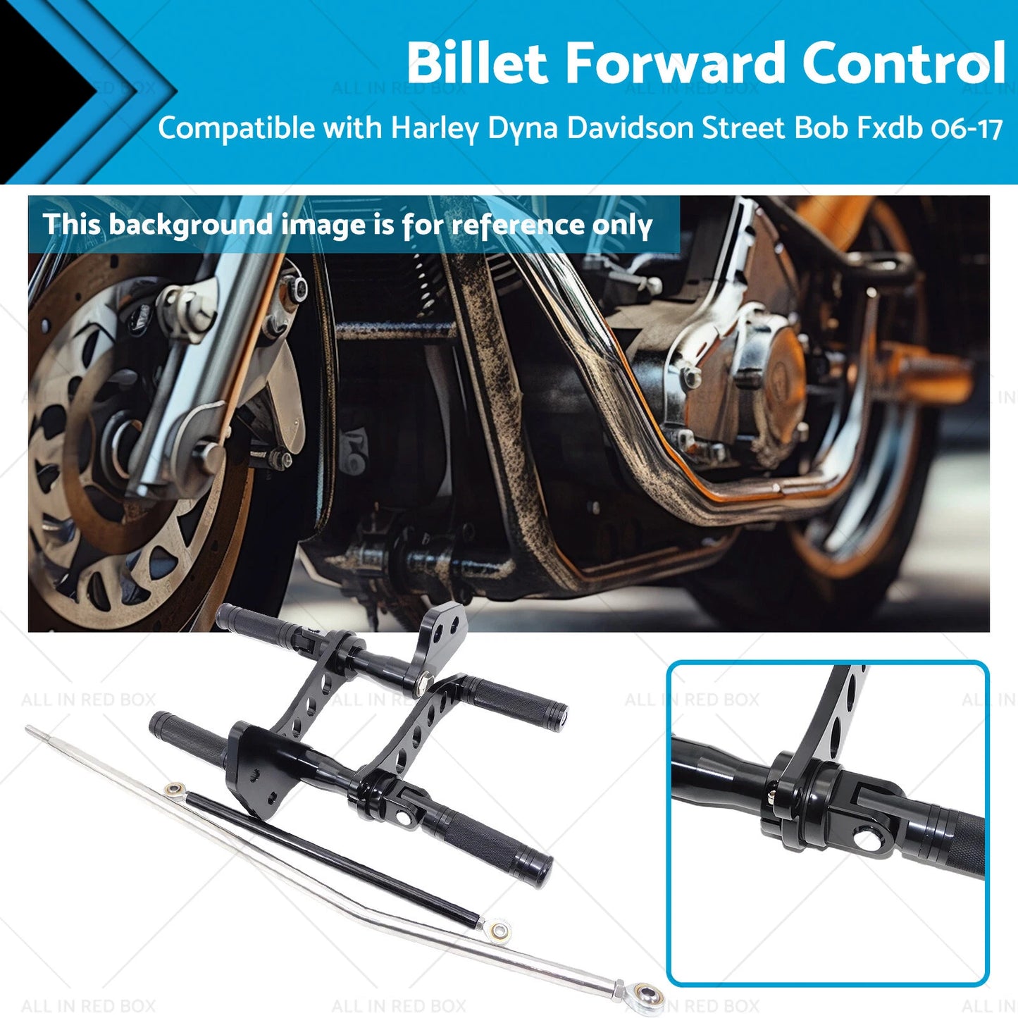 Billet Forward Control for Harley Dyna Davidson FXDB 2006-2017