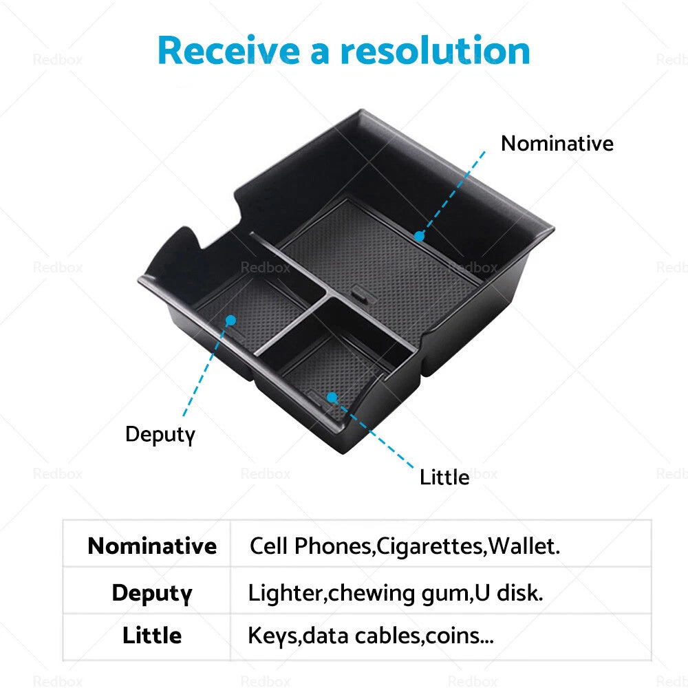 Console Armrest Storage Box for BYD Atto 3 Yuan Plus (2022)