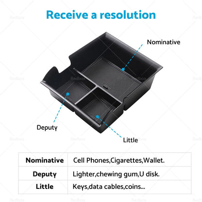 Console Armrest Storage Box for BYD Atto 3 Yuan Plus (2022)