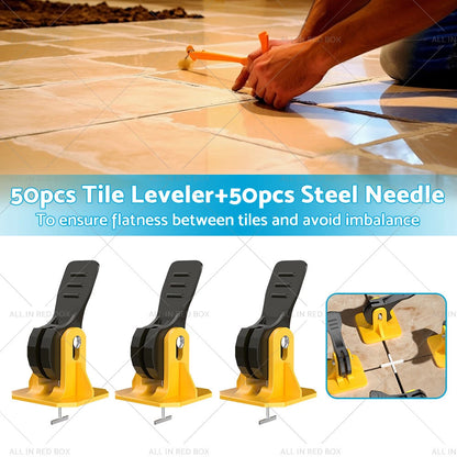 50PCS Tile Leveling Spacers for Floor & Wall Tiling System Tools