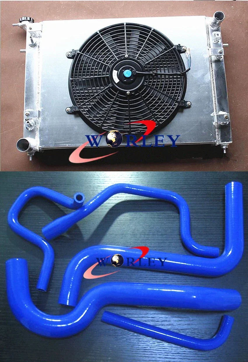 3 Row Radiator, Shroud, Fan & Hose for Holden Commodore VN-VS V6 3.8L (1988-1997)