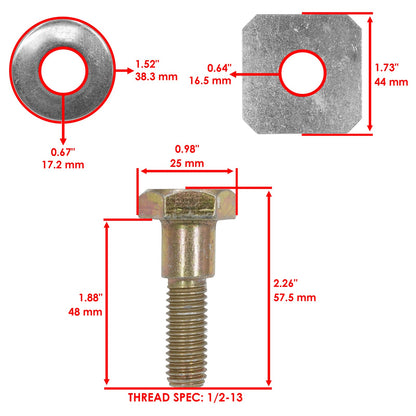 Deck Blade with Bolt Replacement for Gravely PM 250Z 50 inch (1995–2005)