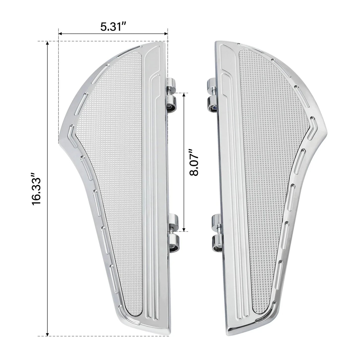 Floorboards for Harley Touring Dyna (2000-2024, 2012-16)
