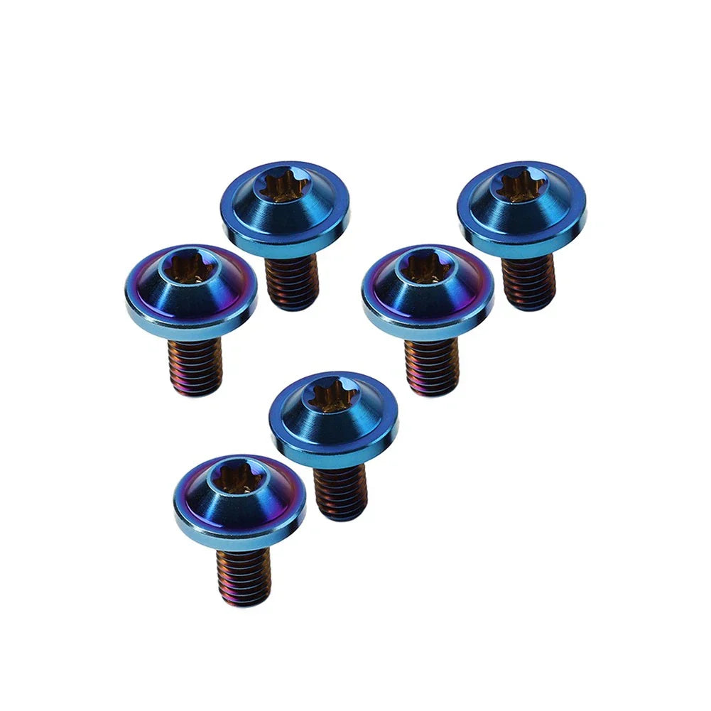 6 x M5x20mm Titanium Alloy Torx Head Bolts for Bike Motorcycle