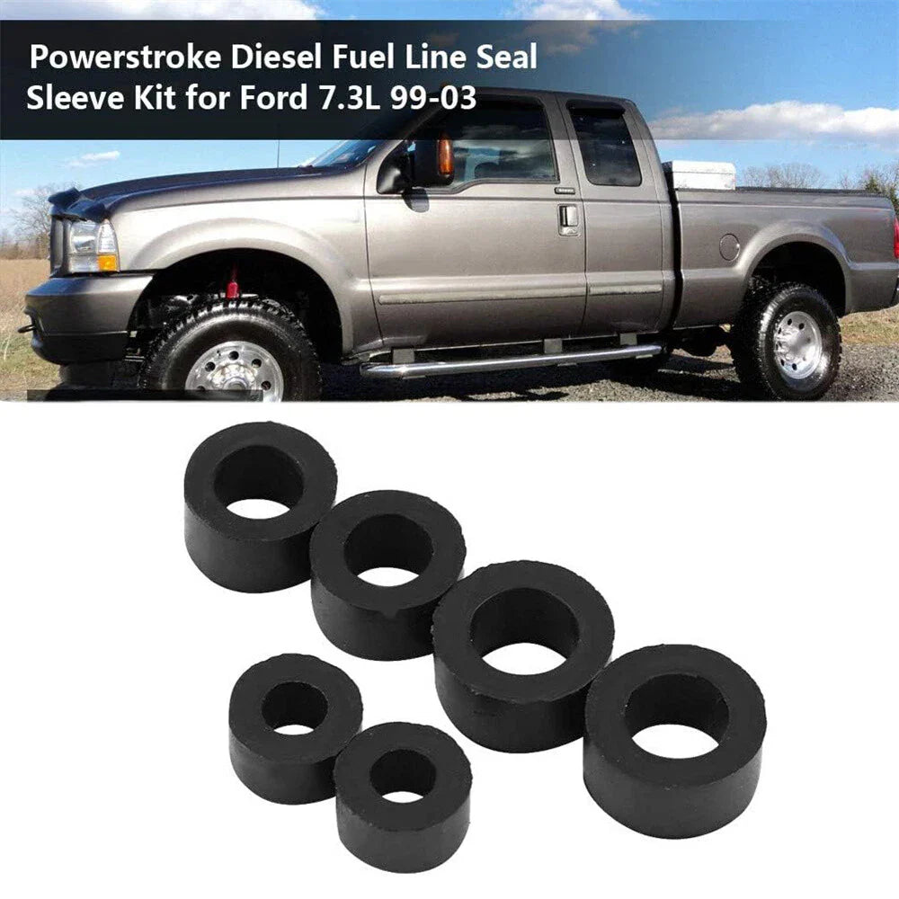 Fuel Line Sleeve Seal Kit for Ford Powerstroke Diesel 7.3L (1999-2003)