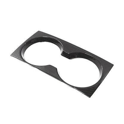 Carbon Fiber Central Console Cup Cover Trim for Mazda 3 (2020-2021)