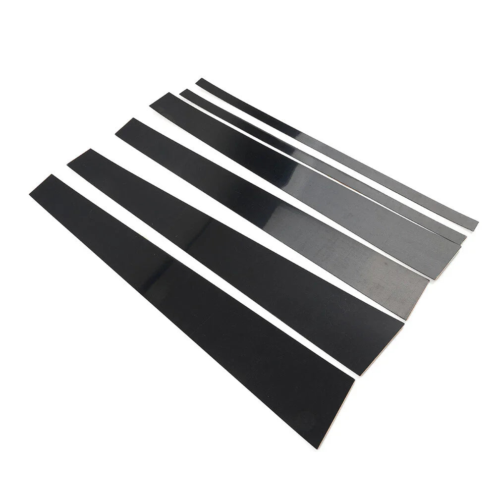 6pcs Black Center Pillar Posts Trim for Ford Expedition, Navigator (1997-2016)