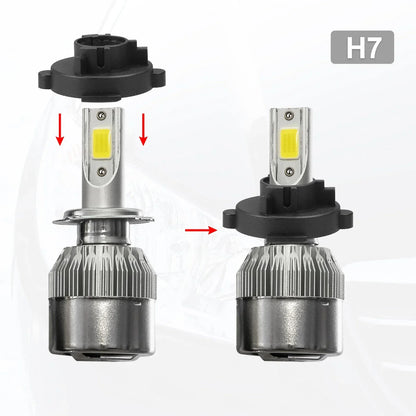 H7 LED Headlight Adapter Bases for Hyundai Sonata (2011-2013)