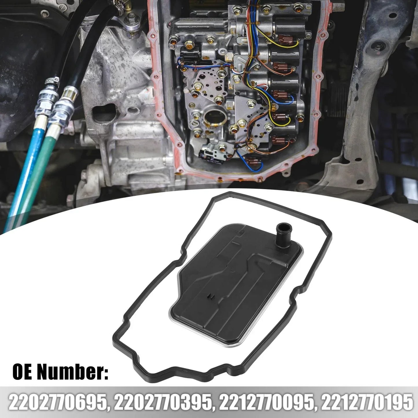 Automatic Transmission Filter Oil Pan Gasket Kit for Mercedes-Benz (2000-2005)