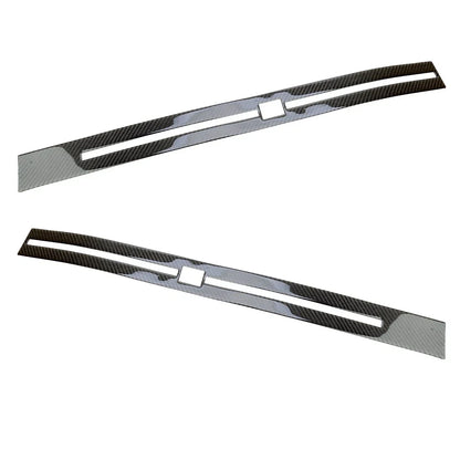 Door Sill Protectors for Nissan GTR R35 (2007-2019) - Red 2 x Protectors