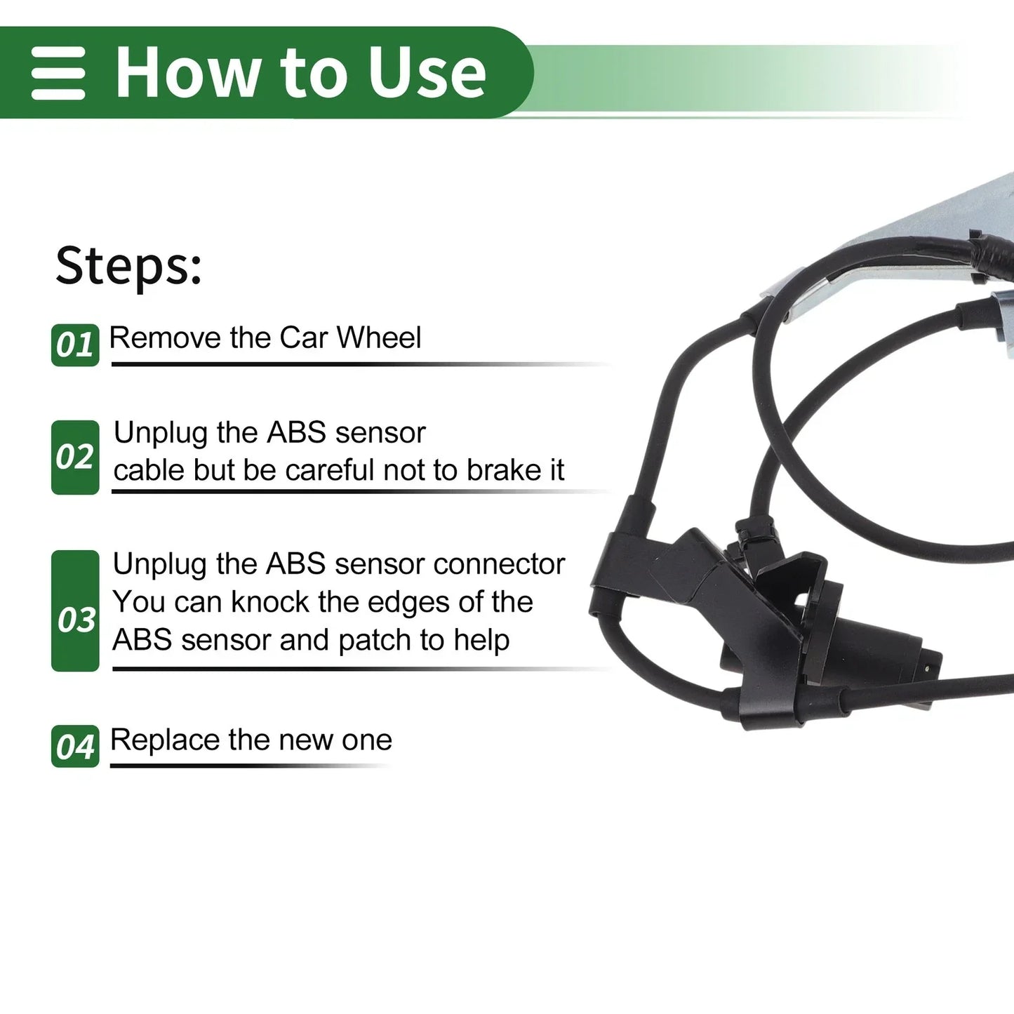 ABS Wheel Speed Sensor for Lexus LX470 Front Left (1998-2007)