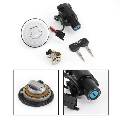 Ignition Switch Fuel Gas Cap Seat Lock Key Set for Honda CBR250R 300R (2011-2018)