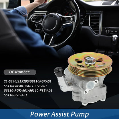 Power Steering Pump w/ Pulley for Honda Pilot (2003-2004) 1 x Unit