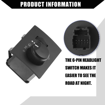 Car Headlight Switch for Chrysler 300, Dodge Challenger (2005-2010)