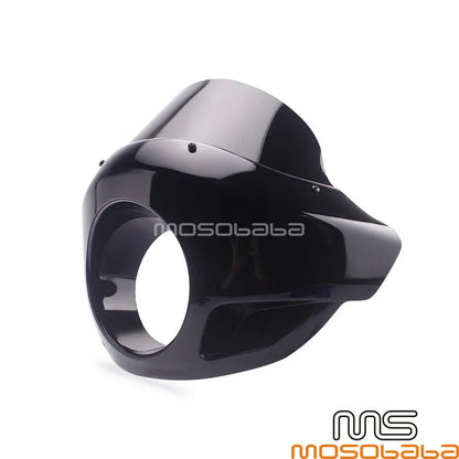5 3/4" Headlight Fairing Windshield for Harley Low Rider, Fat Bob (2006-2023)