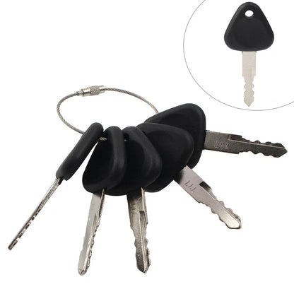 5 x Ignition Keys for Volvo Excavator Grader Dozer Dumper Heavy Equipment