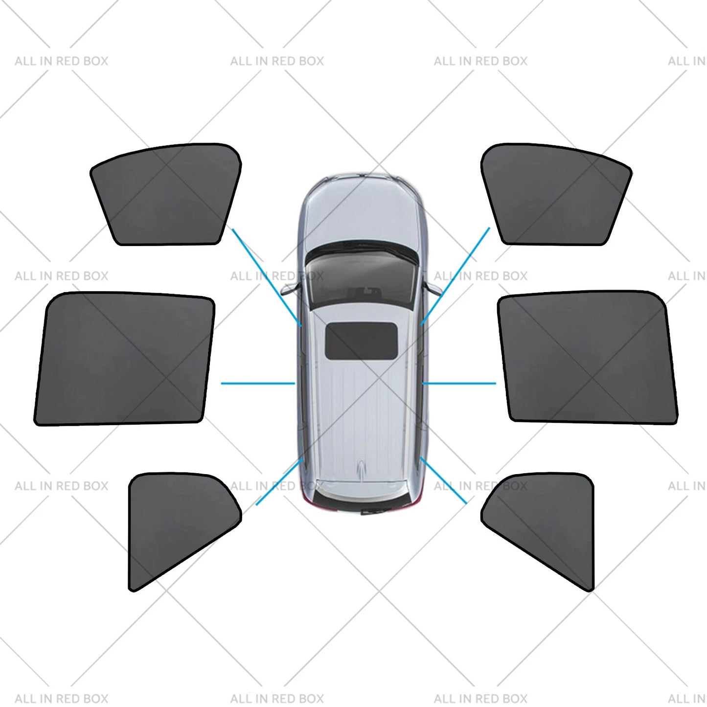 Magnetic Mesh Sun Blind Shades for Volvo XC40 (2018-2024)