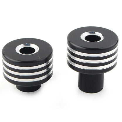 Handle Bar End Plug for Honda Rebel 500 CMX500 300 CMX300 (2017-2019) Black/Silver