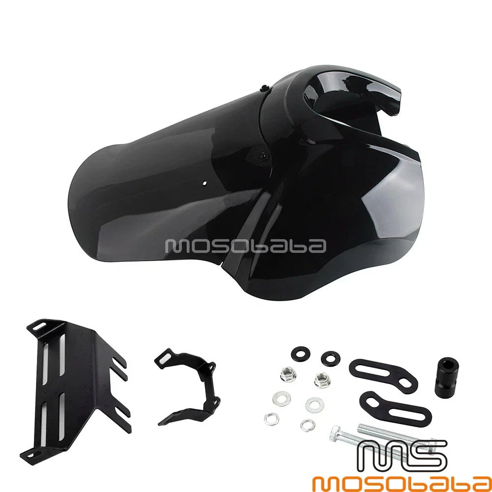 Front Headlight Fairing & Smoke Windshield for Harley Softail Low Rider (2018-2023)