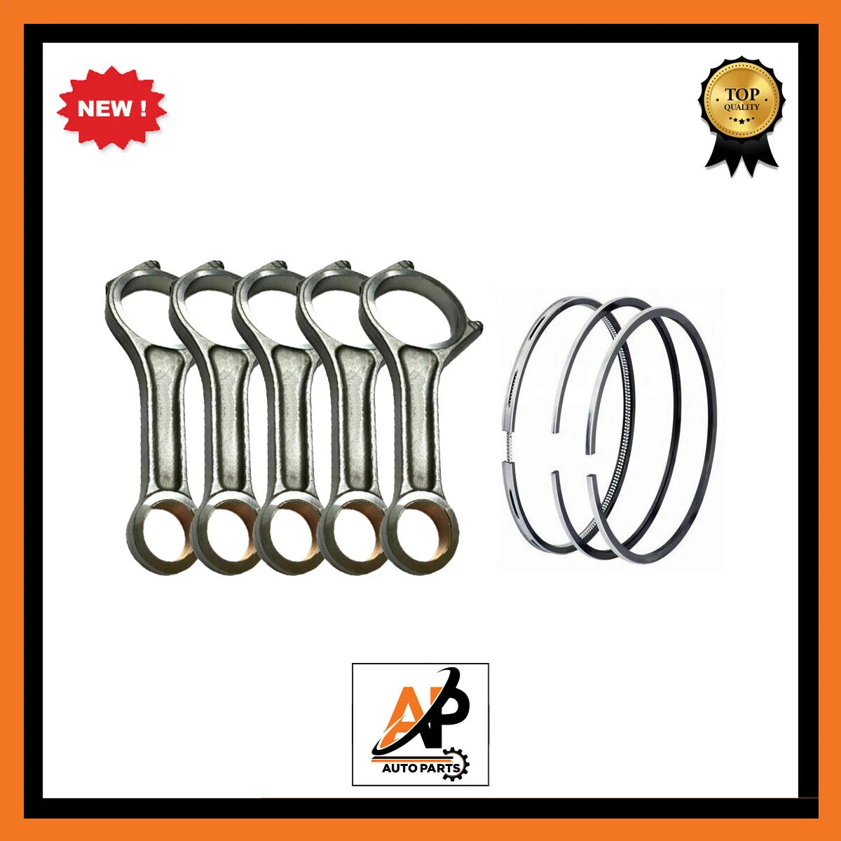 Engine Piston Rings and Connecting Rod Set for Land Rover Jaguar 3.0D (2005–2019)