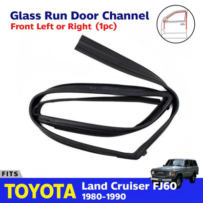 Glass Run Door Channel Front Fits Toyota Land Cruiser FJ60 BJ60 HJ60 1980-90 D10