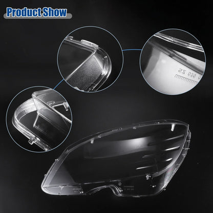 Headlight Clear Lens Cover for Mercedes Benz C-Class W204 (2007-2014)