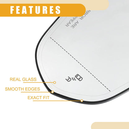 Right Side Rear View Mirror Glass for Lexus RX350 (2016-2022)