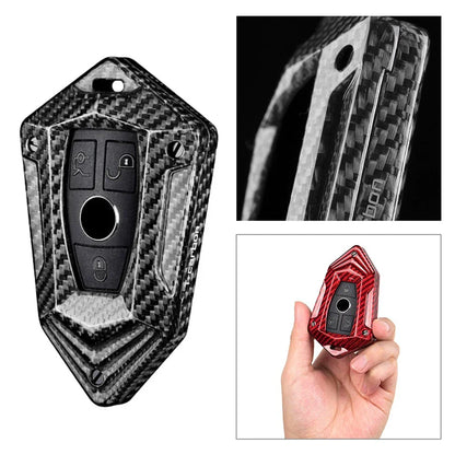Carbon Fiber Key Fob Case Cover for Mercedes Benz C CLA CLS CLK GLK GLA GLC