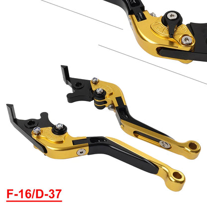 Extendable Brake Clutch Levers  Gold for BMW F650GS (2002-2007)
